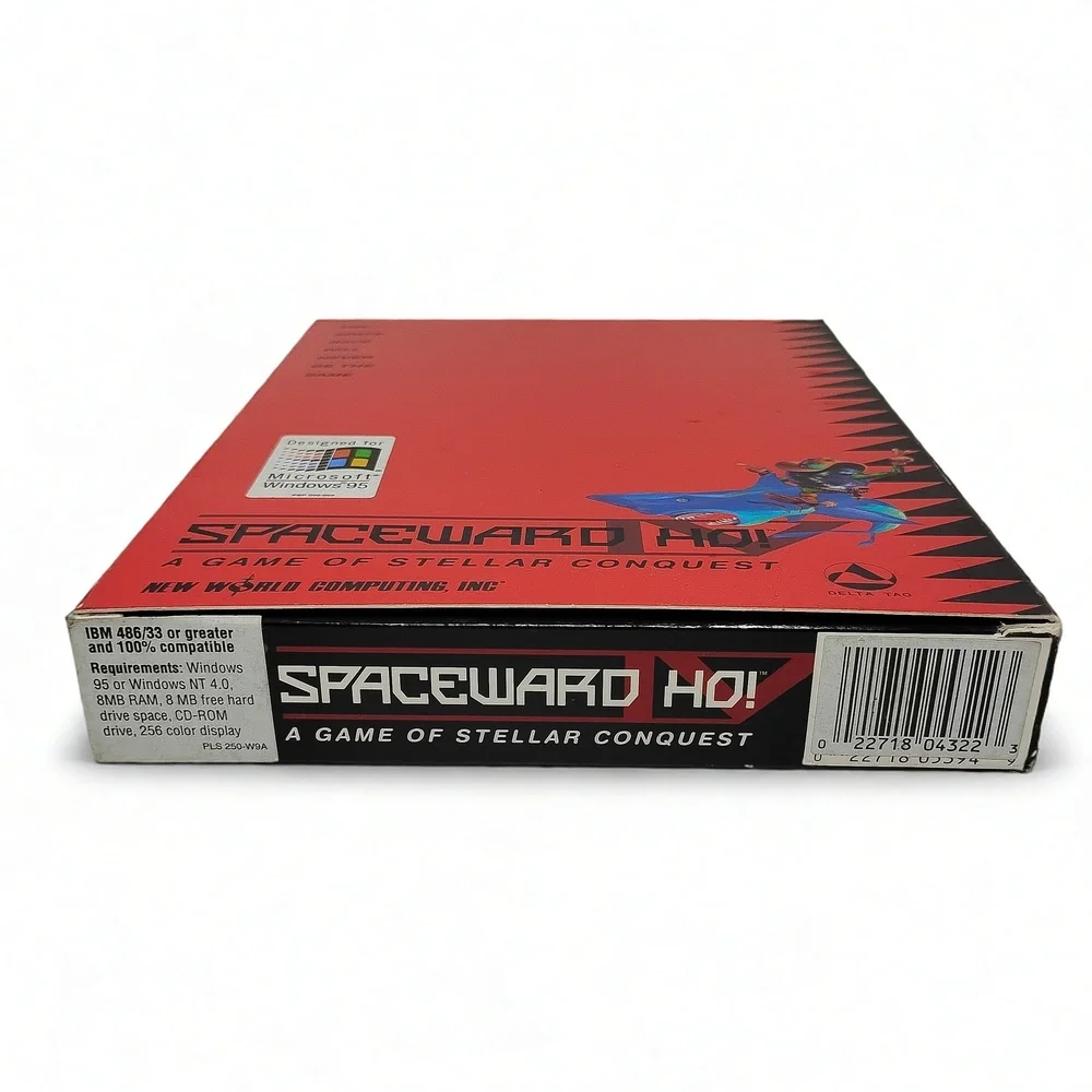 New World Computing Spaceward Ho! IV 1996 Big Box PC Strategy Game CIB Rare